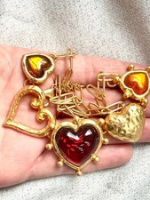 Link Charm Arty Neck Gold Plated   Style Yves Saint Laurent Christian Lacroix 90 comprar usado  Enviando para Brazil