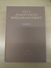 Juristische wochenschrift njw gebraucht kaufen  Bremen