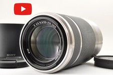 [Prawie idealny] Sony 55-210mm F/4.5-6.3 OSS srebrny obiektyw SEL55210 E mount JAPONIA, używany na sprzedaż  Wysyłka do Poland