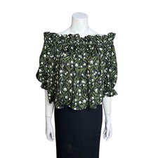 Usado, Blusa Feminina Água by Aqua Bendita Urucu Perla OffShoulder Média Preta Floral  comprar usado Usado, Blusa Feminina Água by Aqua Bendita Urucu Perla OffShoulder Média Preta Floral  comprar usado  Enviando para Brazil