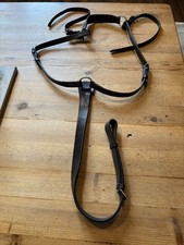 Brown leather breastplate for sale  UK
