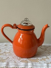 Vintage orange enamelware for sale  Sheboygan