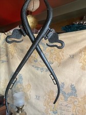 Pair antique iron for sale  COVENTRY