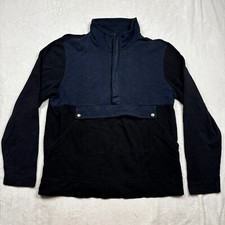 Moletom masculino LL Bean Signature 1/2 zíper Anorak pulôver fino bolso canguru comprar usado  Enviando para Brazil