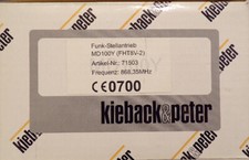 Kieback peter md100y gebraucht kaufen  Oberkotzau