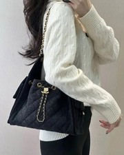 Bolsa jeans preta passarela hobo bolsa ombro acolchoado tiracolo 25C comprar usado  Enviando para Brazil