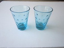 Pair aquamarine blue for sale  Waterford Works