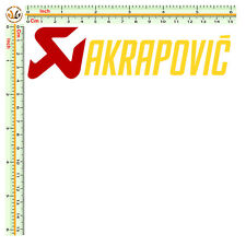 Sticker sponsor akrapovic usato  Roma
