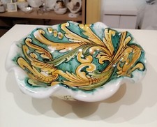 Centrotavola ceramica caltagir usato  Vizzini