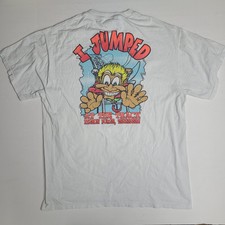 Camisa Vintage The Track Pigeon Forge Tennessee "I Jumped" Tamanho Grande, usado comprar usado Camisa Vintage The Track Pigeon Forge Tennessee "I Jumped" Tamanho Grande, usado comprar usado  Enviando para Brazil