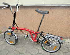 Brompton faltrad rot gebraucht kaufen  München