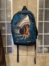Mochila acolchoada Hurley Shark 18" com capa para laptop - Green Abyss comprar usado  Enviando para Brazil