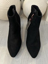 Black faux suede for sale  BARKING