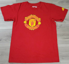 Camiseta Manchester United Para Hombre Pequeña Roja Dorada Adidas Go To Tee Algodón segunda mano  Embacar hacia Argentina