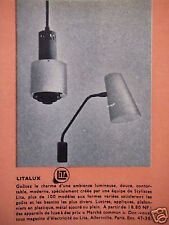 1962 advertising litalux d'occasion  Expédié en Belgium