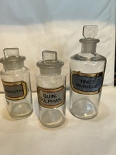 Set antique clear for sale  BOURNE