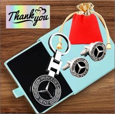 Mercedes cufflinks keyring for sale  LONDON