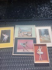 Ballet prints retro for sale  WELLINGBOROUGH