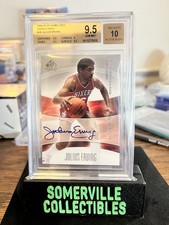 2004 SP Jogo Usado Significance Julius Erving Auto /100 BGS 9.5 Auto 10 comprar usado  Enviando para Brazil