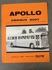 Bus leaflet apollo for sale  MELTON MOWBRAY