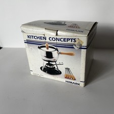 Conjunto de fondue Himark Kitchen Concepts aço inoxidável item nº. Frete grátis 154524 comprar usado  Enviando para Brazil