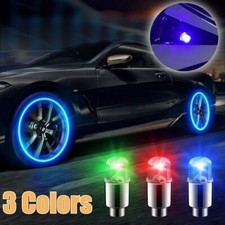 4 peças carro roda automática pneu pneu válvula de ar haste luzes LED tampas tampa acessórios comprar usado  Enviando para Brazil