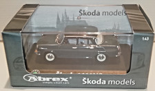 Używany, Rzadki Abrex 1:43 Samochód osobowy Skoda 1000MB Czterodrzwiowy ciemnoszary 1964 Oryginalne opakowanie na sprzedaż  Wysyłka do Poland