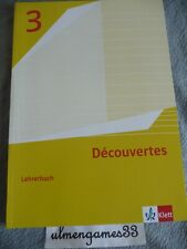 Decouvertes lehrerbuch lehrerm gebraucht kaufen  Bruchsal