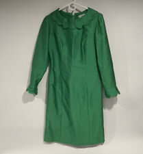 Vestido Vintage Mademoiselle Arlette For Jacobson’s Tamanho 6/8 Verde 1950 1960 comprar usado  Enviando para Brazil
