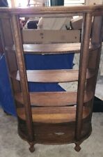 Antique oak curio for sale  Hinton