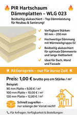 Dämmung pur pir gebraucht kaufen  Nettetal
