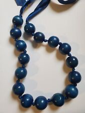 Blue chunky wooden for sale  DONCASTER