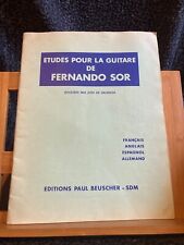 Etudes guitare fernando d'occasion  Rennes