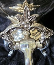 Urna de café Samovar banhada a prata grande Art Nouveau com queimador aquecedor comprar usado  Enviando para Brazil