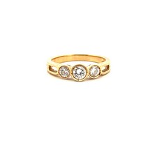 Alliance jaune 18k d'occasion  Paris I