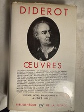 Livre pleiade diderot d'occasion  Paris XIII