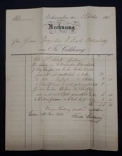 Rechnung 1886 coldewey gebraucht kaufen  Idar-Oberstein
