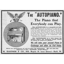 Autopiano edwardianische werbu gebraucht kaufen  Versand nach Germany