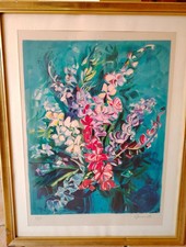 Peinture litho signee d'occasion  Brioude