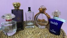 Cinco frascos de perfume vazios vidro melhores tipos luxuosos perfumes tamanhos diferentes, usado comprar usado  Enviando para Brazil