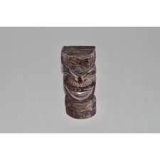 Antiga Estátua de Madeira Lono Tiki, Lembrança Tiki, Estatueta Tiki Idol, Assinada Eva Eric comprar usado  Enviando para Brazil