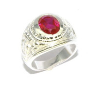 Chevalière américaine argent d'occasion  Alès