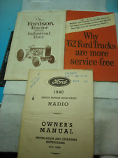 Vintage ford literature for sale  Albany