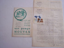 Publicite pompes mouvex d'occasion  Châteauroux