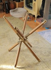 Base de mesa vintage meados do século Hollywood Regency nó de latão macaco de jantar MCM comprar usado  Enviando para Brazil