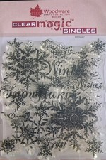 Woodware snowflakes clear for sale  SUDBURY