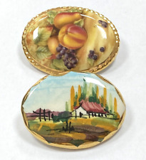 Vintage porcelain brooch for sale  LITTLEHAMPTON