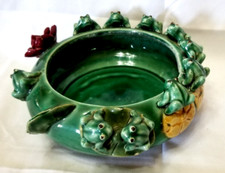Vtg majolica green for sale  Knox