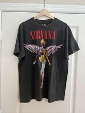 Usado, Camiseta Nirvana In Utero Tamanho XL Vintage Reimpressão Ponto Único Preta Desbotada Nova Sem etiquetas comprar usado  Enviando para Brazil