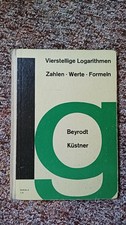 Vierstellige logarithmen verla gebraucht kaufen  Eberswalde-Umland